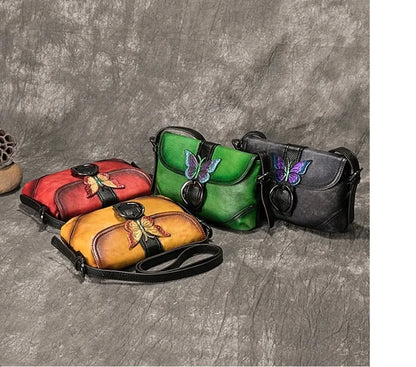 Mala Artística Sofia Vintage – Em Couro Genuíno Premium