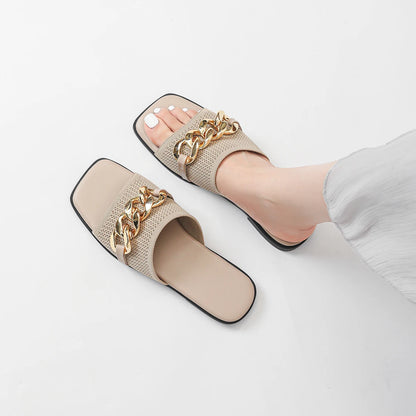 Anna Flat - Very Elegant and Comfortable Mule Sandals