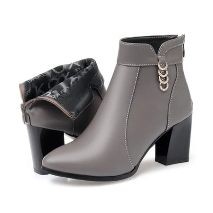 Giorgia Aire Boots - Genuine Leather