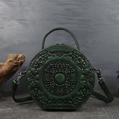 Mala Jade Oriental Vintage – Em Couro Genuíno Premium