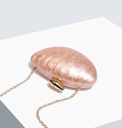 "Ellipse Night" Acrylic Clutch