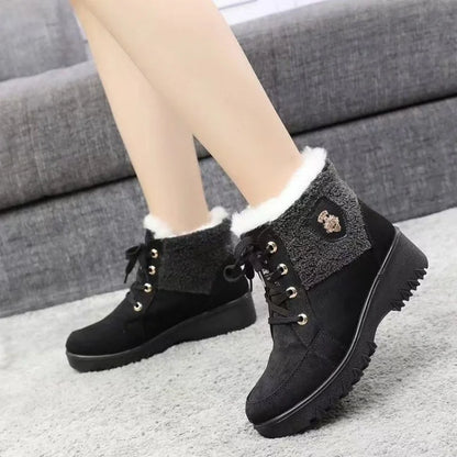 Terenne - Women's Retro Boots with Fleece Lining