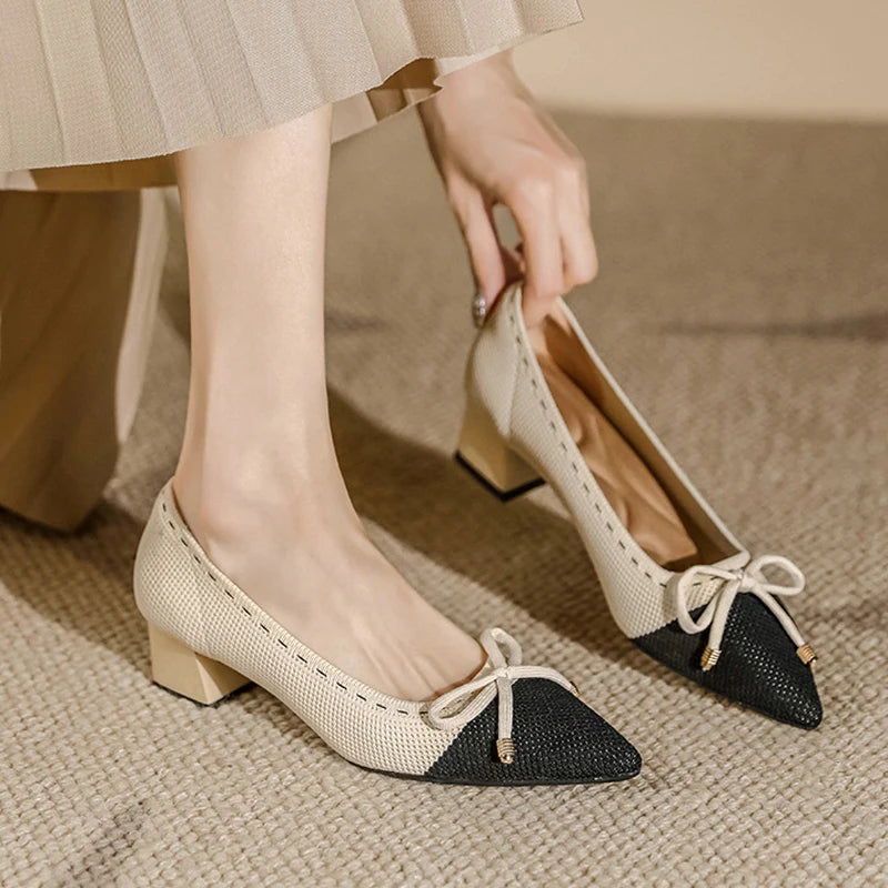 Lianna Pump - Very Elegant and Comfortable Block Heel Shoe