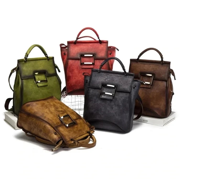 Mochila Verona Vintage – Em Couro Genuíno Premium