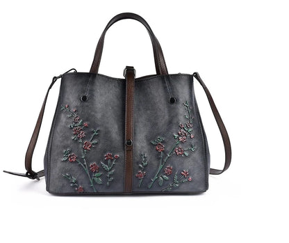 Mala Bucket Aurora Vintage – Em Couro Genuíno Premium