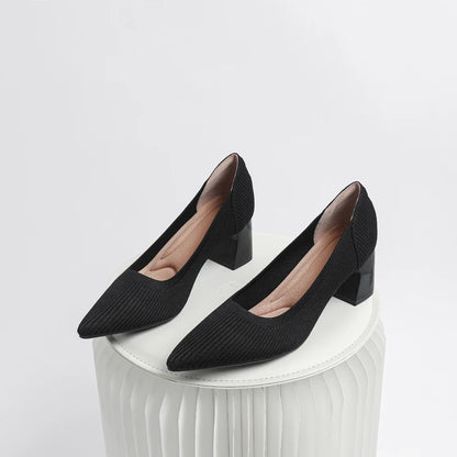 Victoria Pump - Very Elegant and Comfortable Mid-Heel Shoe
