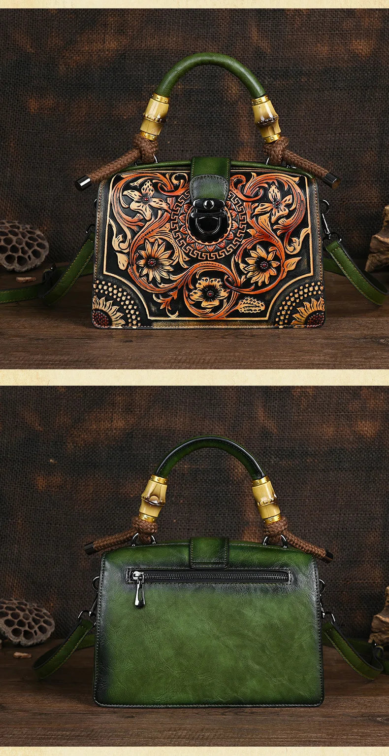 Mala Floral Elisa Vintage – Design Elegante de Alta Qualidade