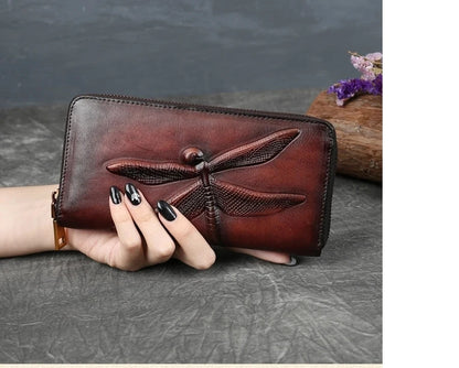 Carteira Aurora Vintage – Em Couro Genuíno de Alta Qualidade