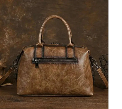 Mala Boston Carolina Vintage – Design Elegante de Alta Qualidade