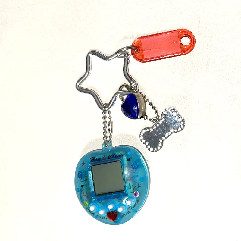 Lusitanna Pixel Charm – Interactive Retro Keychain
