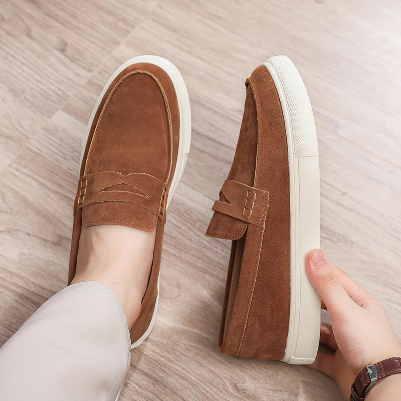 Alberto - Mocassins Casuais em Camurça