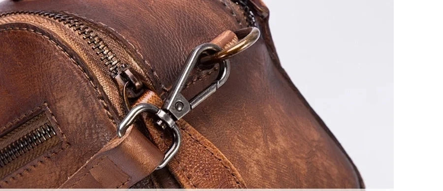 Mala Alba Vintage – Em Couro Genuíno Premium