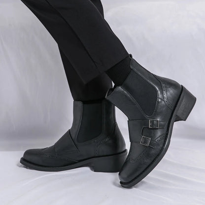 WestPlush – Bota de Homem em Pele Genuína