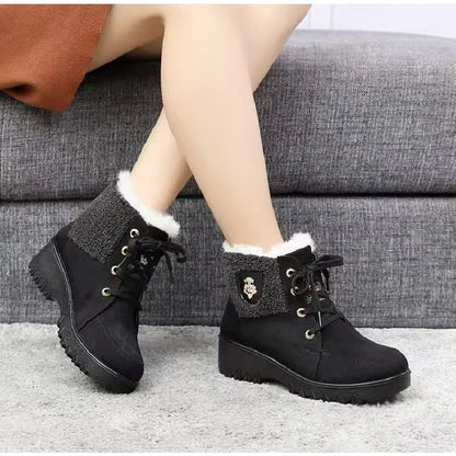 Terenne - Women's Retro Boots with Fleece Lining