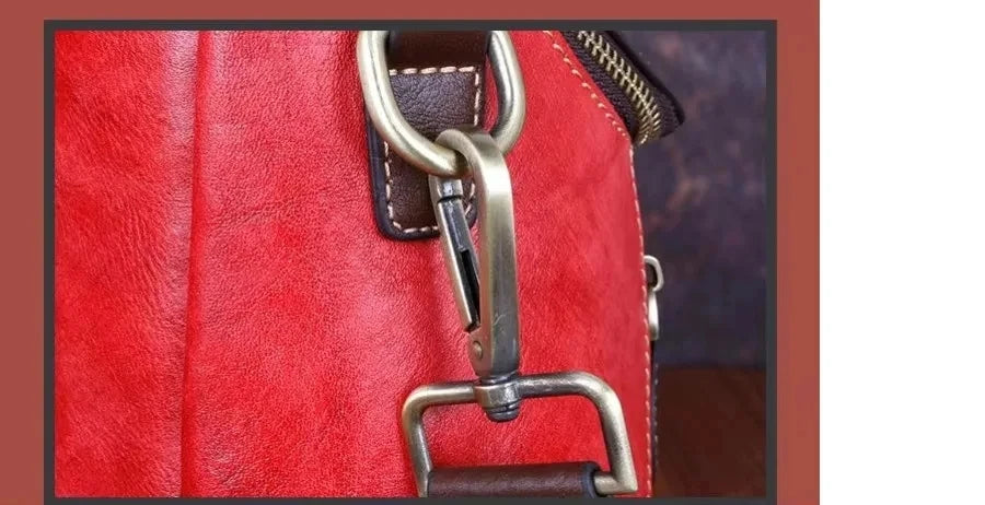 Mochila Floral Matilde Vintage – Em Couro Genuíno Premium