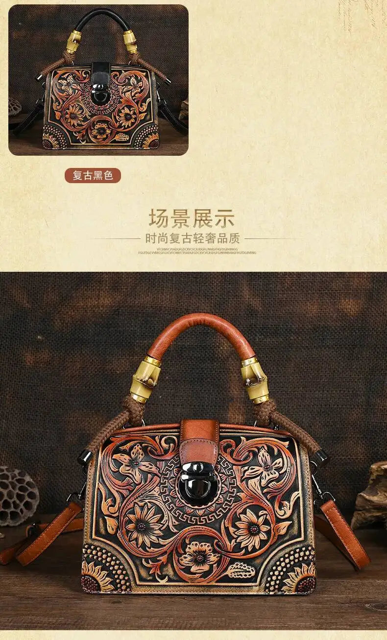 Mala Floral Elisa Vintage – Design Elegante de Alta Qualidade