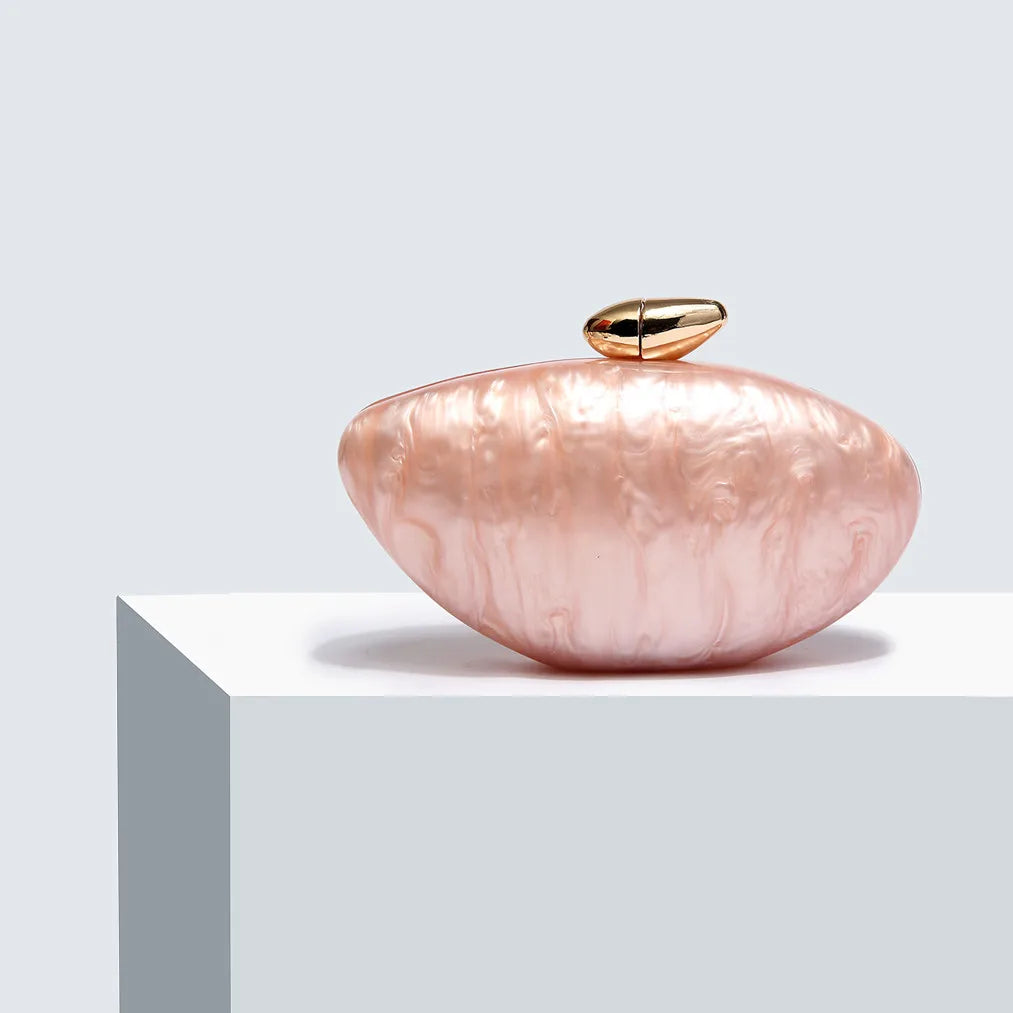 "Ellipse Night" Acrylic Clutch