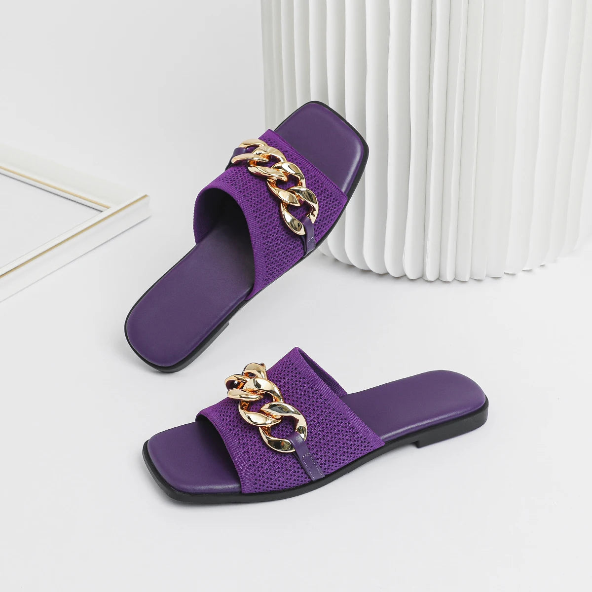 Anna Flat - Very Elegant and Comfortable Mule Sandals