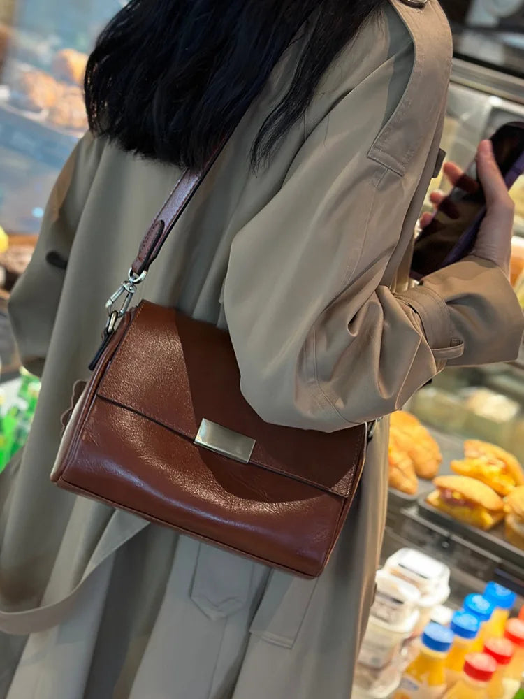 Bianca Crossbody Bag in Genuine Leather – Casual Elegance
