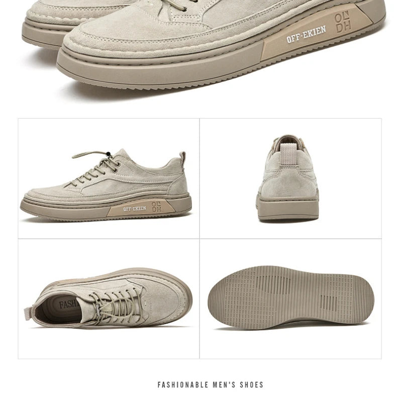 Ténis Casual Urban Denver( Couro Acamurçado Vegan )