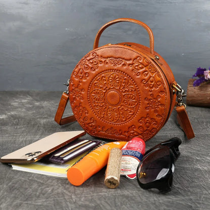 Mala Jade Oriental Vintage – Em Couro Genuíno Premium