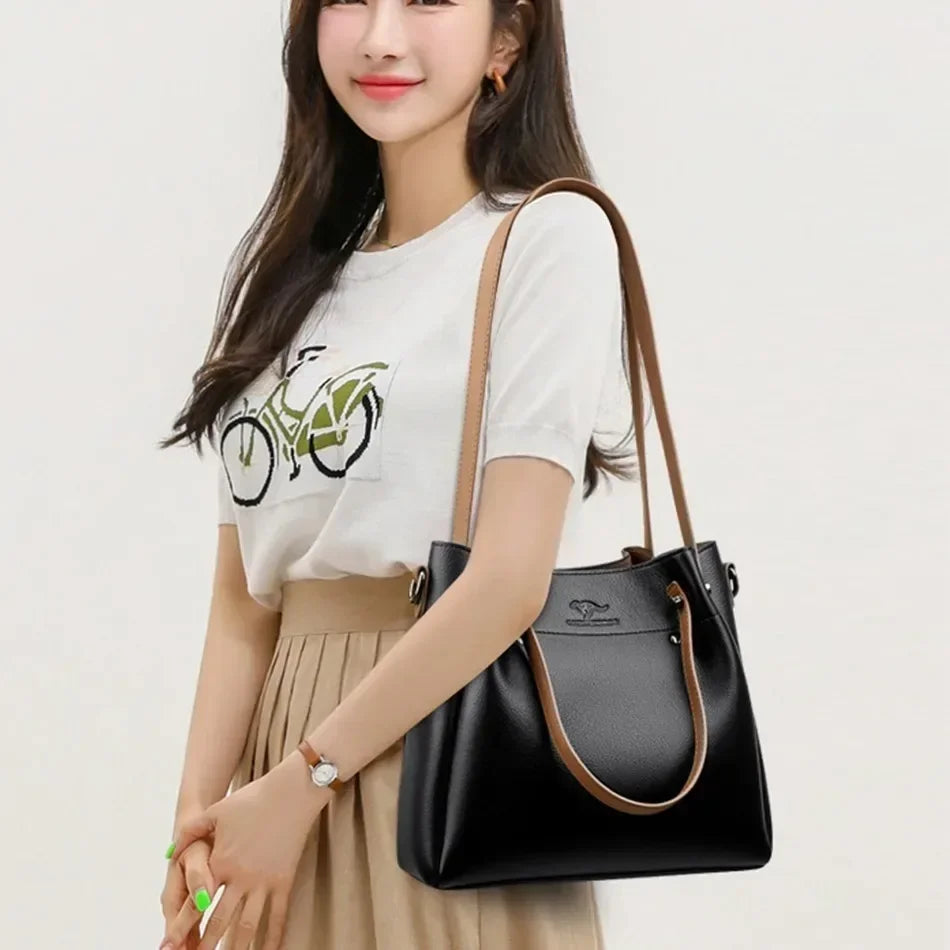 Bolsa Erantia Elegância Bicolor