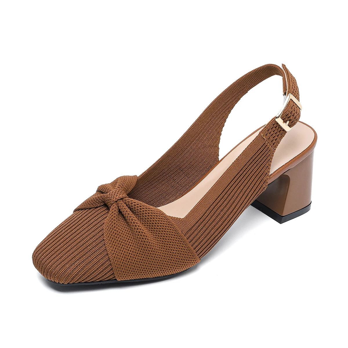Valentina Rouge - Elegant Mid-Heel Slingback Shoe