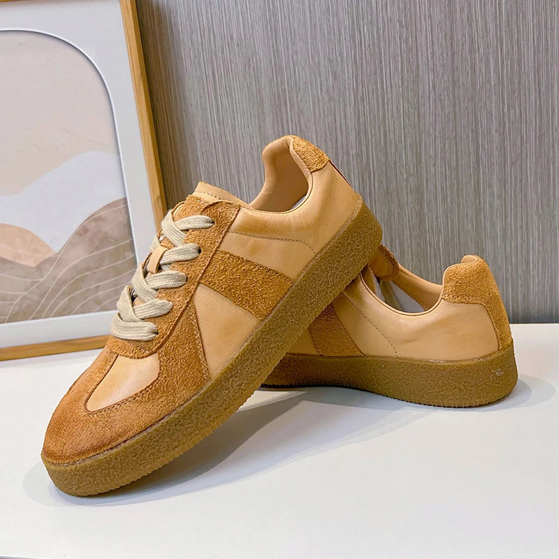 Elnatiana Daux - Genuine Leather Tennis Sneakers