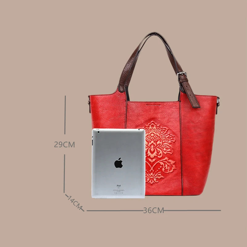 Mala Bucket Aurora Vintage – Em Couro Genuíno Premium