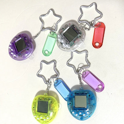 Lusitanna Pixel Charm – Interactive Retro Keychain