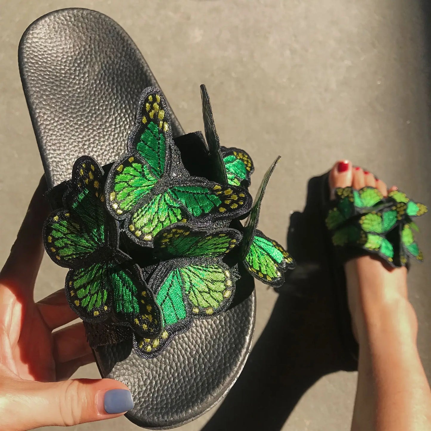 Butterflies - Super Comfortable and Cool Flip-Flops