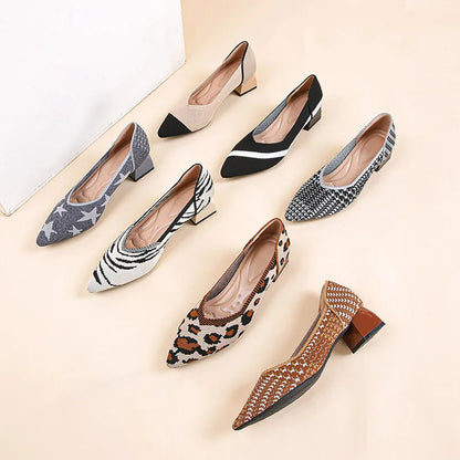 Tatiana Pump - Very Elegant and Comfortable Block Heel Shoe
