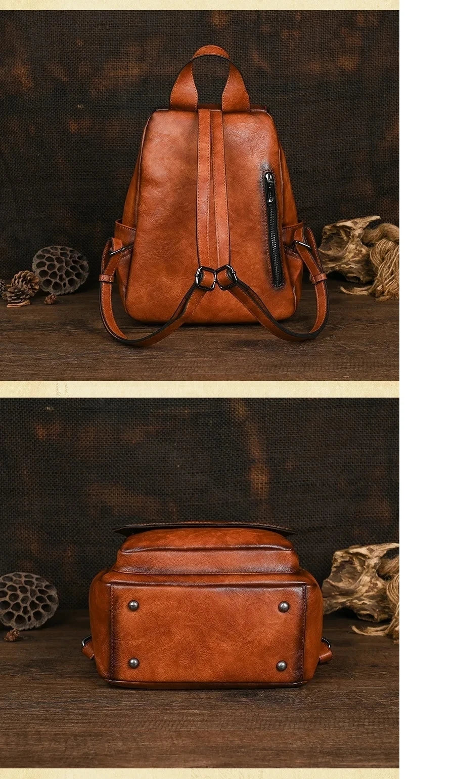 Mochila Geométrica Laura Vintage – Design Elegante de Alta Qualidade