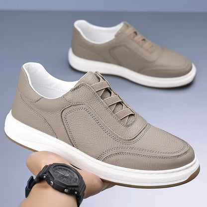 Lusitanna Genuine Leather Casual Lift Tennis Shoes