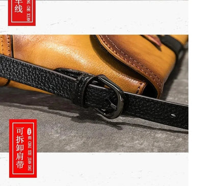 Mala Artística Sofia Vintage – Em Couro Genuíno Premium