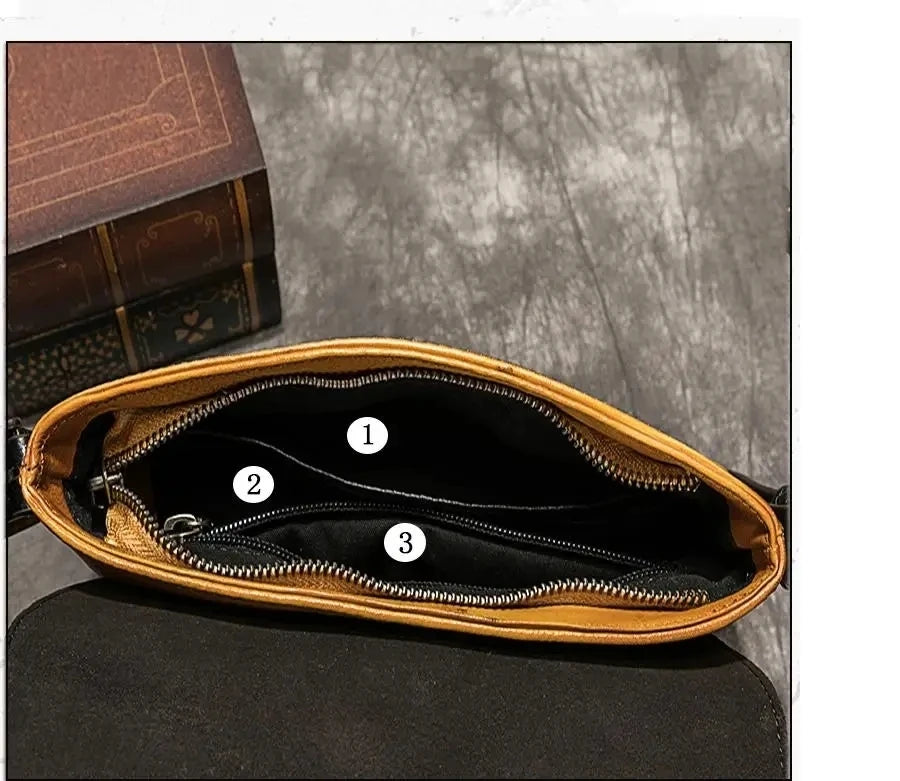 Mala Artística Sofia Vintage – Em Couro Genuíno Premium