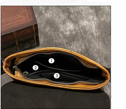 Mala Artística Sofia Vintage – Em Couro Genuíno Premium