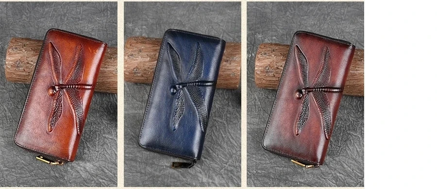 Carteira Aurora Vintage – Em Couro Genuíno de Alta Qualidade