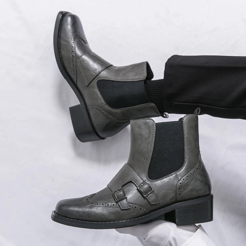 WestPlush – Bota de Homem em Pele Genuína