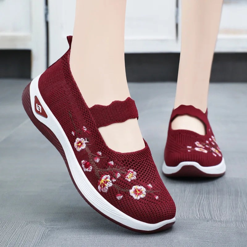 Flor do Vouga - Ultra-Light Breathable Knit Semi-Orthopedic Shoe
