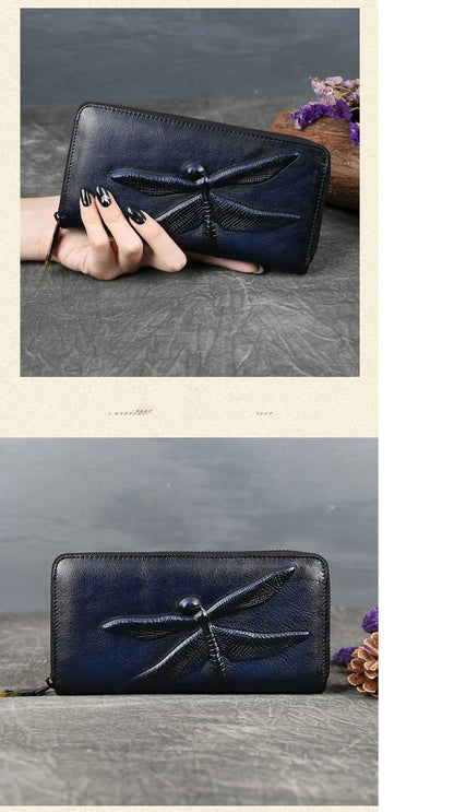 Carteira Aurora Vintage – Em Couro Genuíno de Alta Qualidade