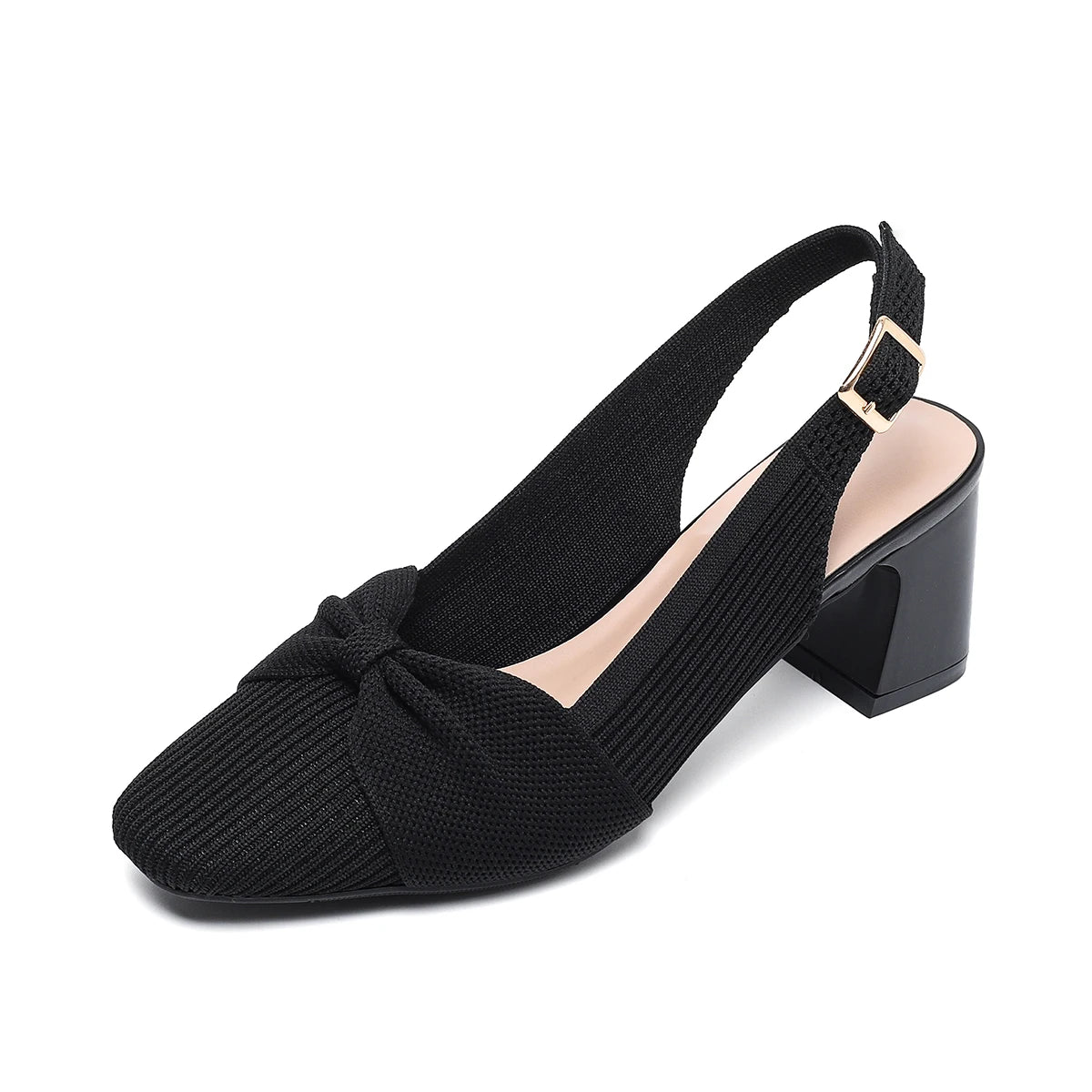 Valentina Rouge - Elegant Mid-Heel Slingback Shoe