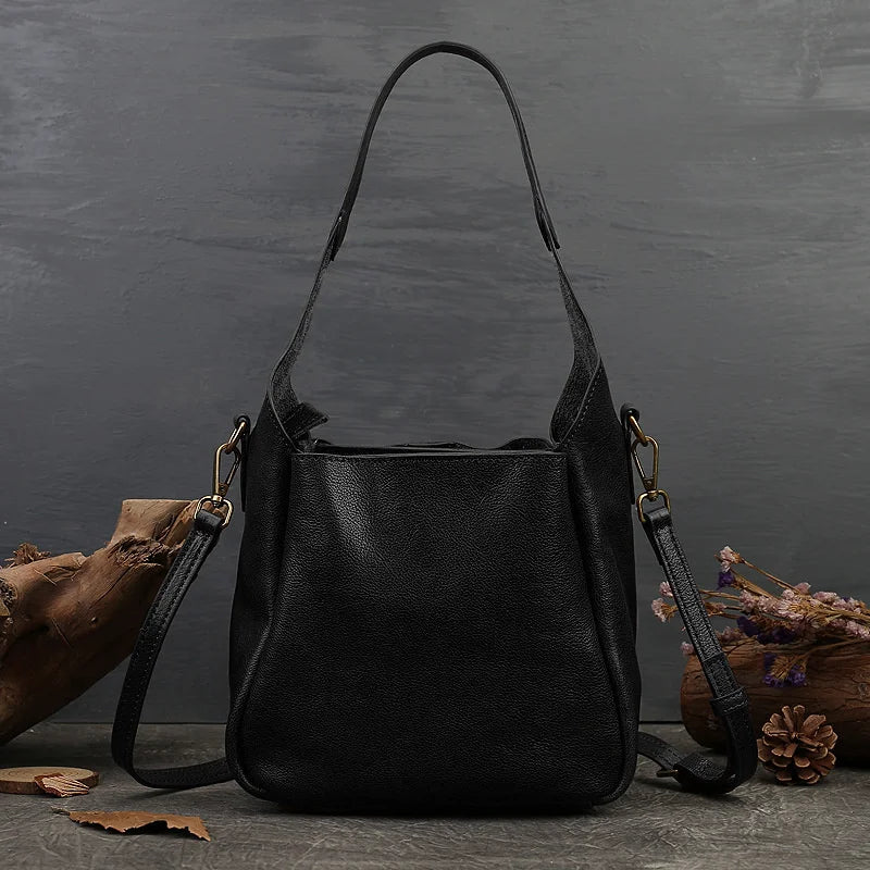 Bolsa Ravena Vintage – Couro Genuíno Premium