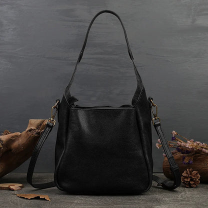 Bolsa Ravena Vintage – Couro Genuíno Premium