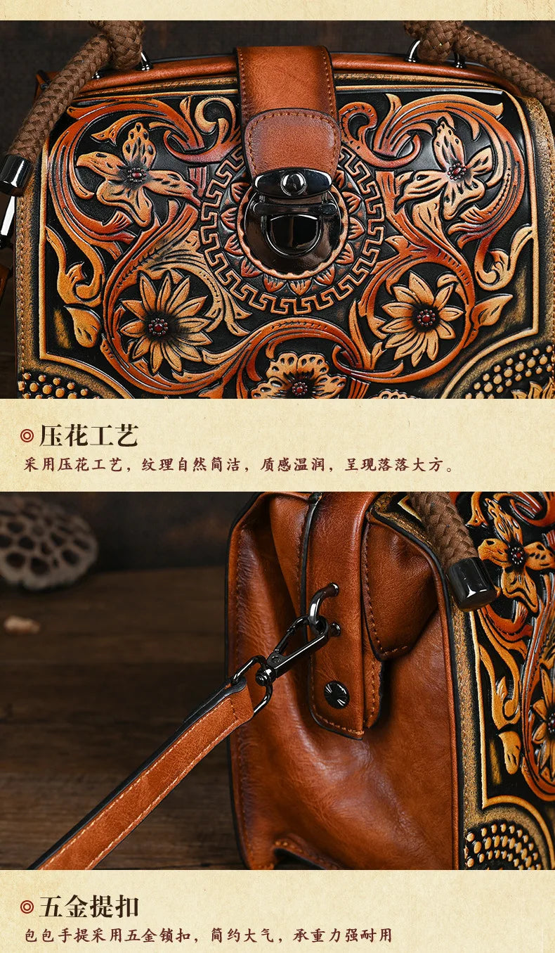 Mala Floral Elisa Vintage – Design Elegante de Alta Qualidade