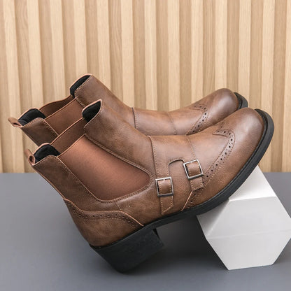 WestPlush – Bota de Homem em Pele Genuína