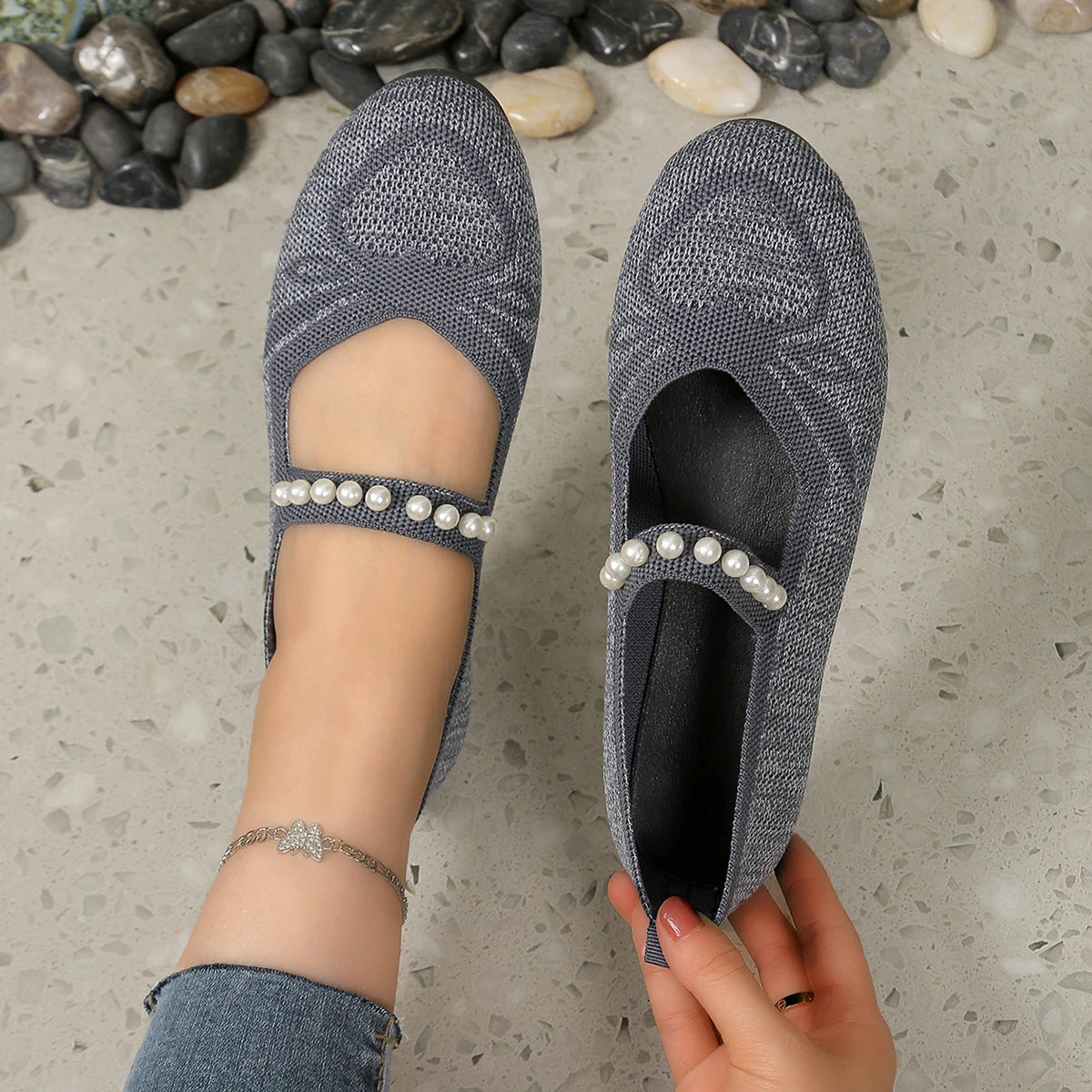 Pearlitta Marie - Ultra-light Breathable Mesh Semi-Orthopedic Shoe
