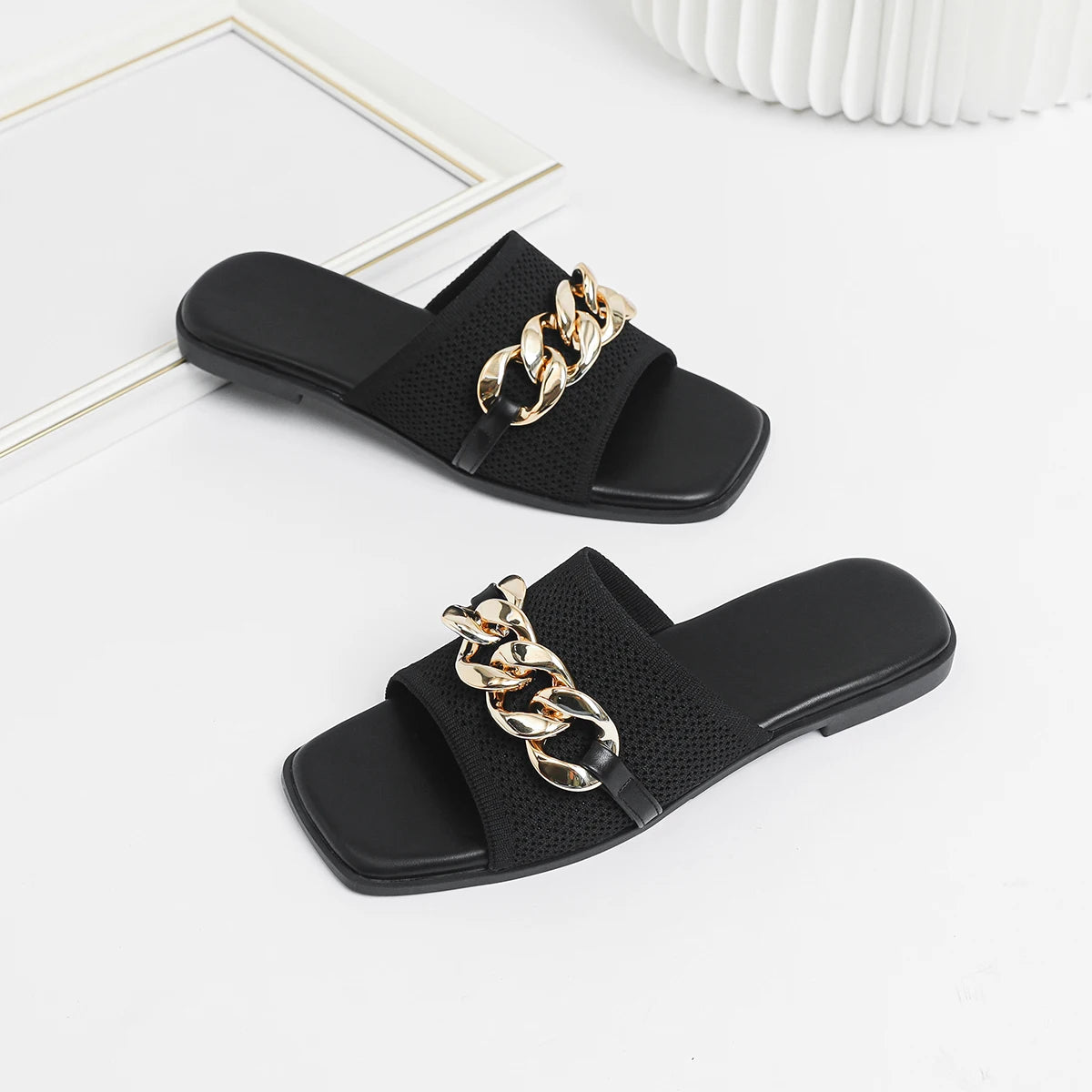 Anna Flat - Very Elegant and Comfortable Mule Sandals