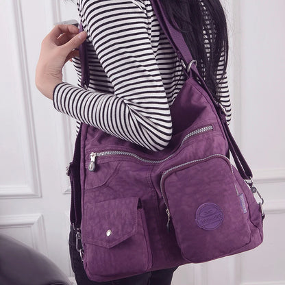 Bolsa Mochila  "LanyFlex 2677" – Nylon Impermeável de Alta Capacidade