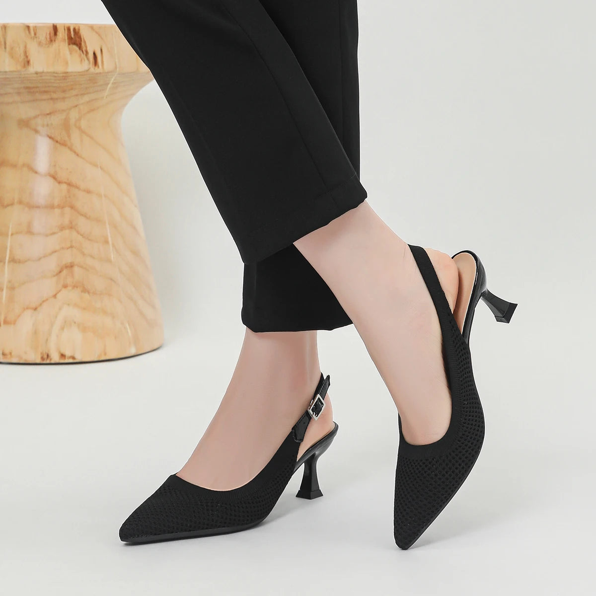Diana - Very Elegant and Comfortable Mid-Heel Shoe